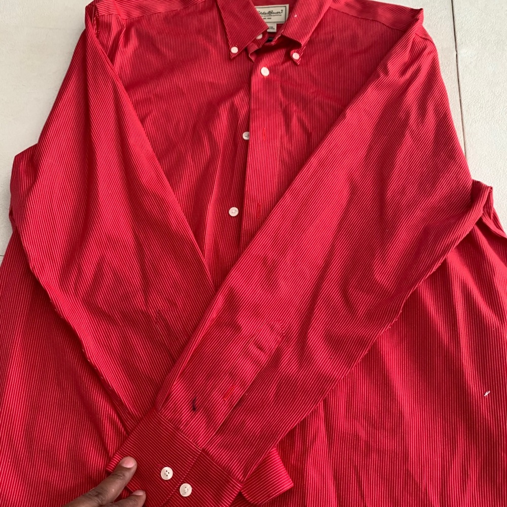 Pin strip button up